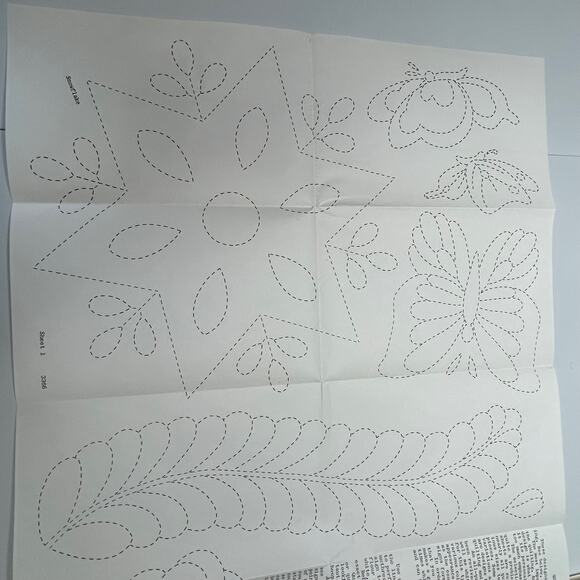 Vintage Aunt Martha's Traceable Quilting Design #3366 - Picture 3 of 5